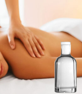 Pálinkás masszázs