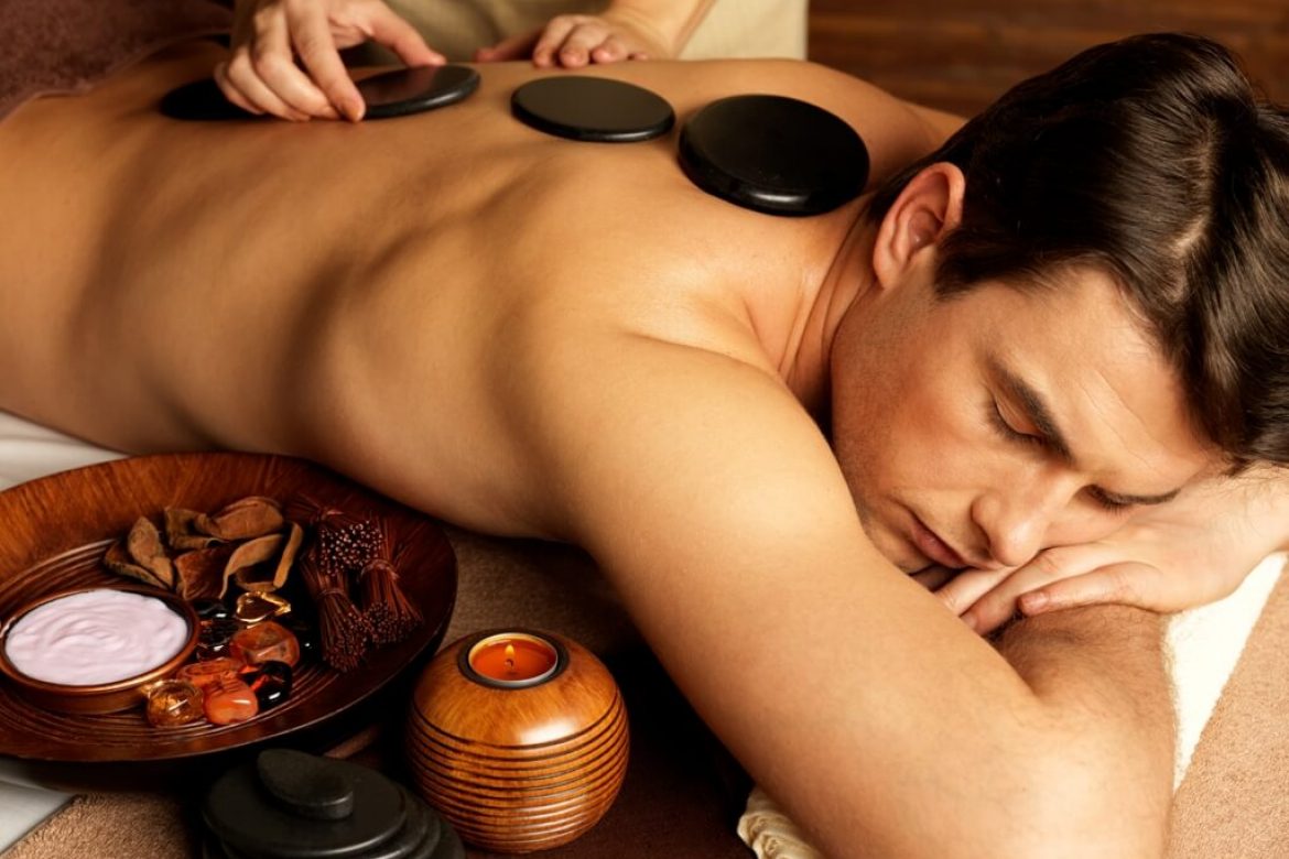 Lávaköves masszázs