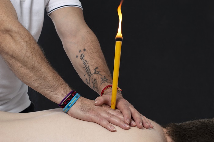 Testgyertya és/ vagy csakragyertya kezelés